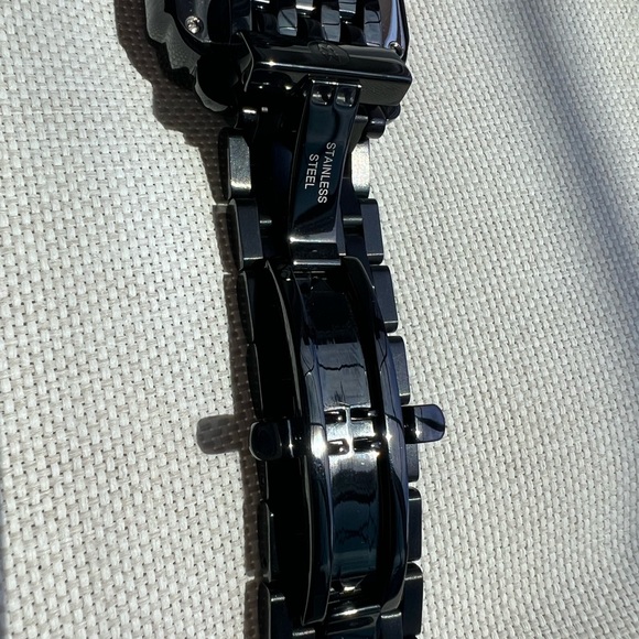 Brand New in Box Black Michele Deco Noir Diamond Watch 06T000215 - Picture 12 of 17